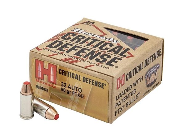 Hornady Critical Defense .32ACP 60gr FTX 25rd