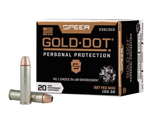 Speer Gold Dot .327 Fed Mag 100gr 20rd JHP