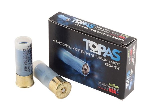 Brenneke TOPAS 12GA 2.75" 309gr Rifled Sabot Lead Slug