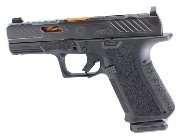 Shadow Systems MR920 Elite 9mm Pistol Black, Bronze Ti Barrel, Optic Ready