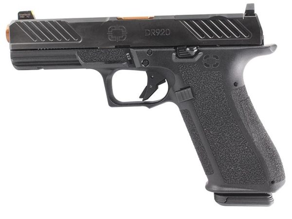 Shadow Systems DR920 Combat 9mm Pistol Black, Bronze Ti Barrel Optic Ready