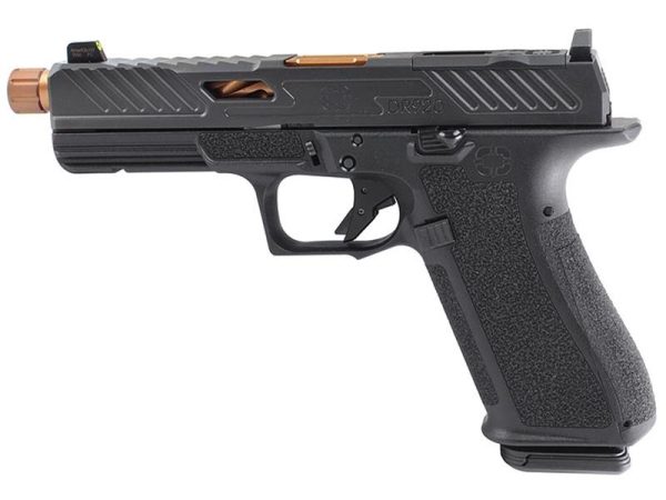 Shadow Systems DR920 Elite 9mm Pistol Black, Bronze Ti Barrel, Optic Ready TB