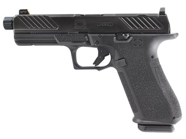 Shadow Systems DR920 Combat 9mm Pistol Black, Black Barrel, Optic Ready TB