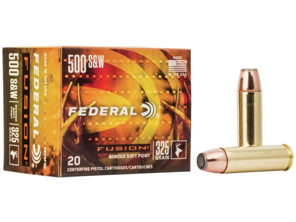 Federal Fusion .500 S&W 325gr 20rd