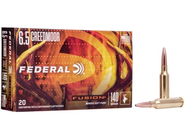 Federal Fusion 6.5 Creedmoor 140gr SP 20rd