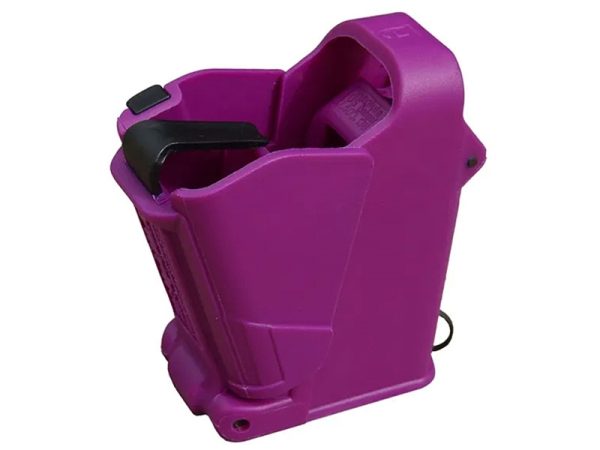 Maglula UpLula Universal Pistol Mag Loader/Unloader, 9mm to .45ACP, Purple
