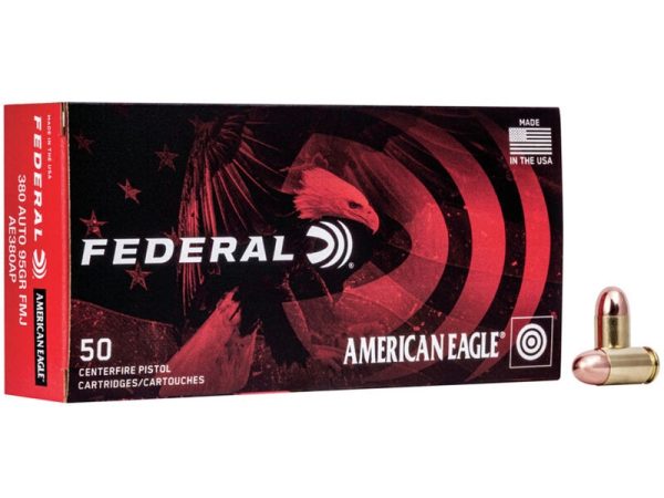 Federal AE380AP 95gr FMJ 50rd Box