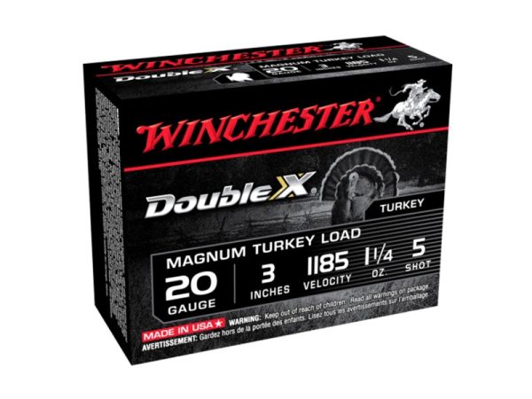 Winchester Double X Turkey 20GA 3" #5 1 1/4oz 10rd