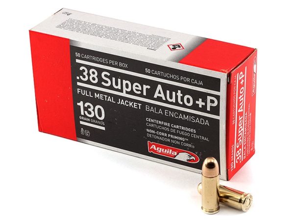 Aguila Pistol .38 Super +P 130gr FMJ 50rd