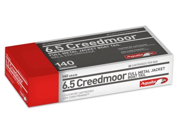 Aguila 6.5 Creedmoor 140gr FMJ BT 20rd