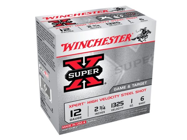 Winchester Super-X 12GA 2.75 #6 Steel Shot 25rd