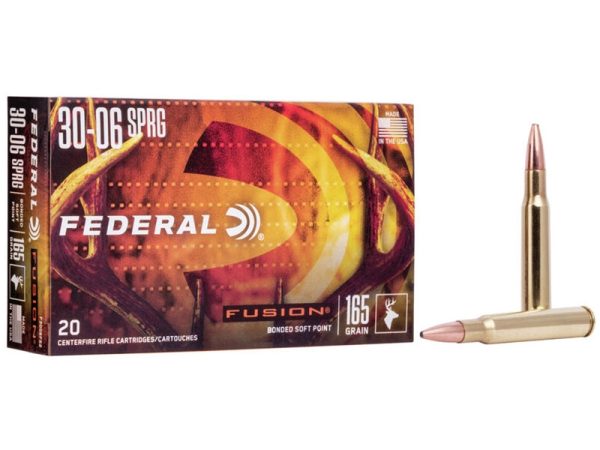 Federal Fusion 30-06 Springfield 165gr FSP 20rd