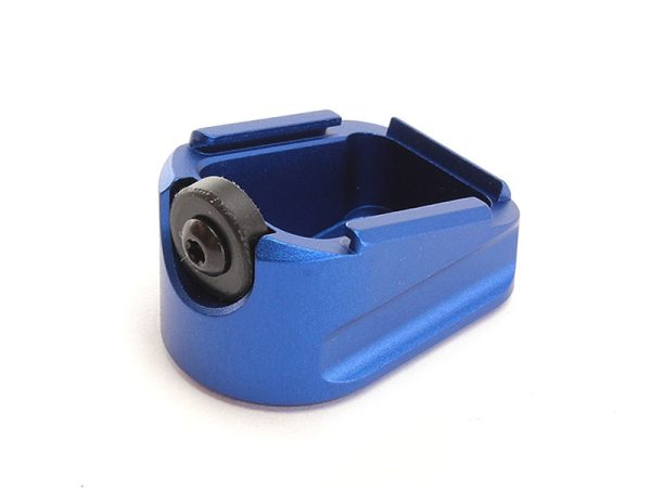 Warne CZ 75 9mm Magazine Extension, +2, Blue