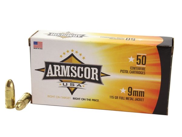 Armscor 9mm 115gr FMJ 50rd