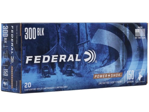 Federal Power-Shok 300BLK 150gr SP 20rd