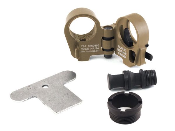 Law Tactical AR-15/M16 Gen3-M Folding Stock Adapter, FDE