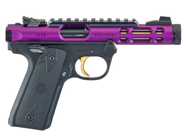 Ruger Mark IV 22/45 Lite 4.4" .22LR Purple/Gold TB
