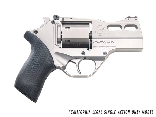 Chiappa Rhino 30SAR .357Mag 3" 6rd Revolver, Nickel - Single Action Only