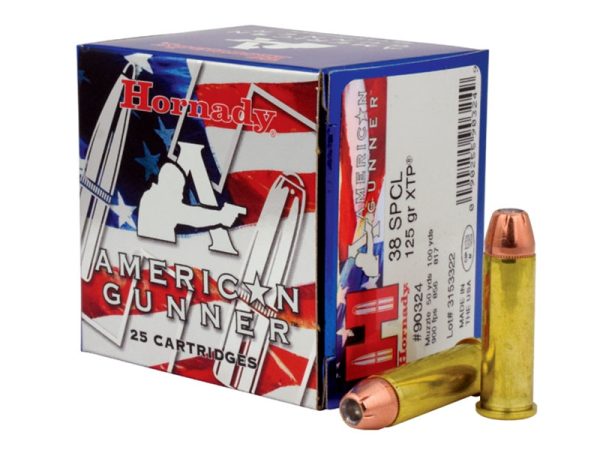 Hornady American Gunner .38Spl 125gr XTP 25rd