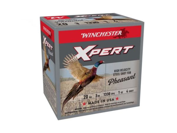 Winchester Xpert Pheasant 20GA 3" 1 oz 4 Shot 25rd Steel