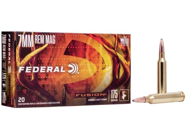 Federal Fusion 7mm Rem Mag 175gr FSP 20rd