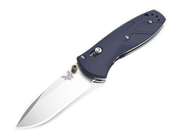 Benchmade Mini Barrage 2.91" AXIS Assisted Folding Knife, Blue Canyon Richlite