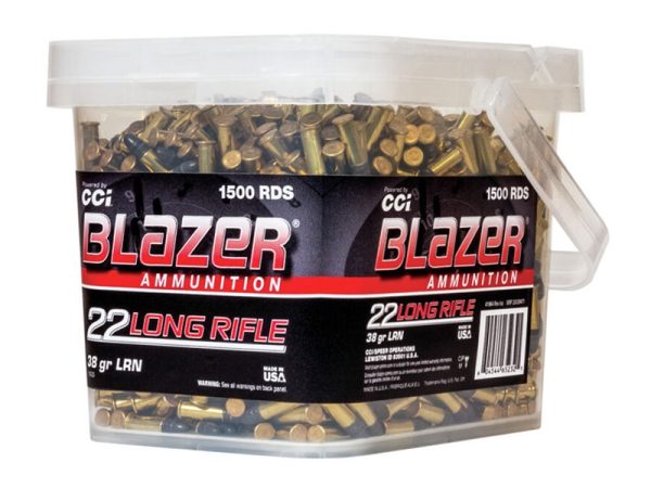 CCI Blazer .22LR 38gr LRN 1500rd Bucket