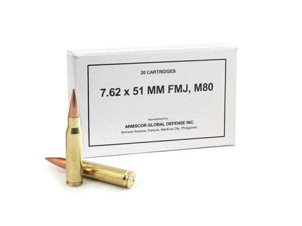 Armscor 7.62x51 M80 147gr FMJ 20rd