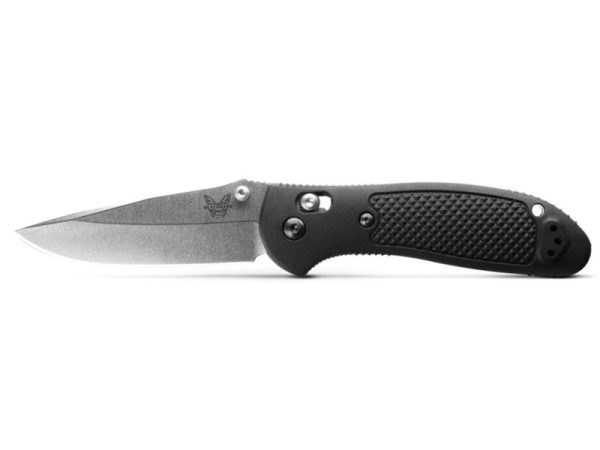 Benchmade Griptilian Drop Point 3.45" Knife, Black Grivory