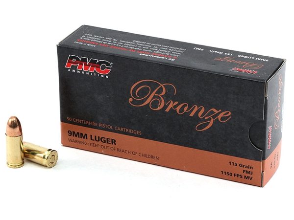 PMC Bronze 9mm 115gr FMJ 50rd