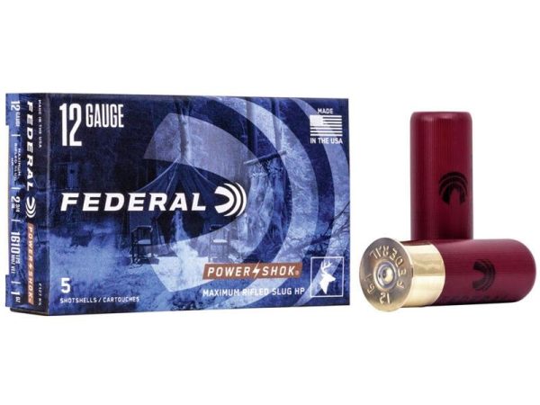 Federal Power Shok 12ga 2-3/4 1oz HP 5rd