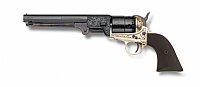 Pietta 1851 Navy Deluxe Brass Engraved .44 Cal 7.5" (EMF)