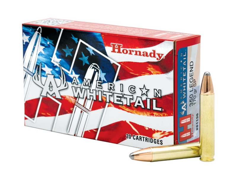 Hornady American Whitetail .350 Legend 170gr Interlock SP 20rd