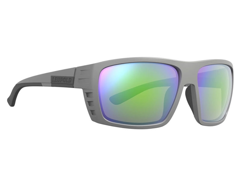 Leupold Performance Eyewear Payload - Matte Gray, Emerald Mirror Glasses