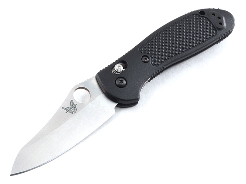 Benchmade Griptilian Sheepsfoot 3.45' Knife, Black Grivory