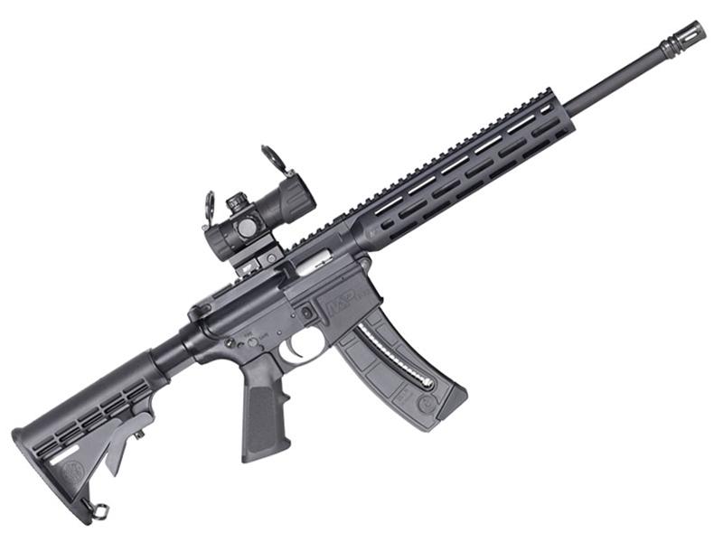 S&W M&P15-22 Sport .22LR 16' 25rd Rifle, Optics Ready w/ M&P Red/Green Dot Sight
