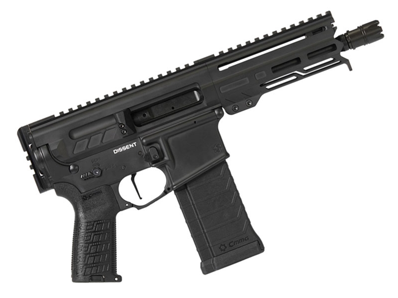 CMMG Dissent Mk4 5.7x28mm 6.5' Pistol, Armor Black