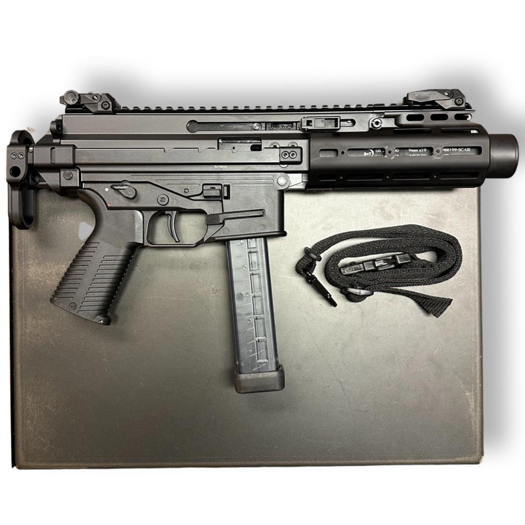 B&T APC9-SD Subcompact SBR with Telescopic Stock & 7.5”  SD Suppressor APC9SD