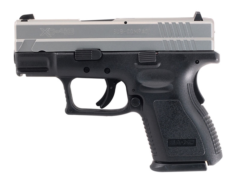 Springfield XD-40 Sub-Compact .40S&W 3' 9rd Pistol, Stainless