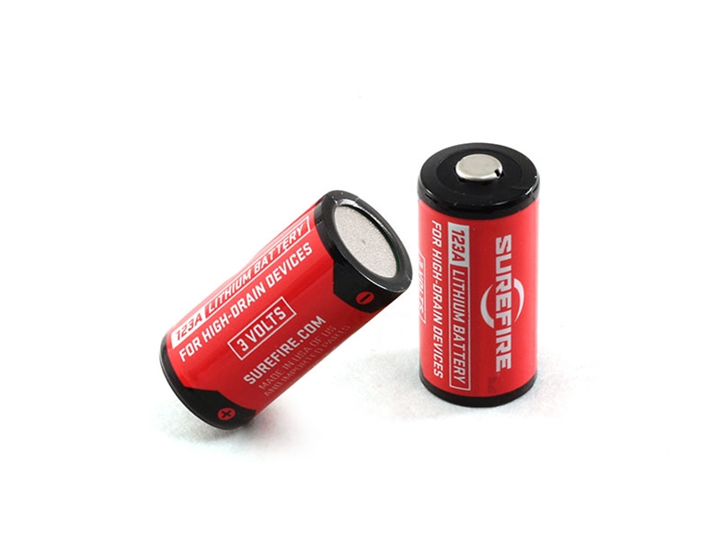 SureFire SF123A Lithium Battery, 2 Pack