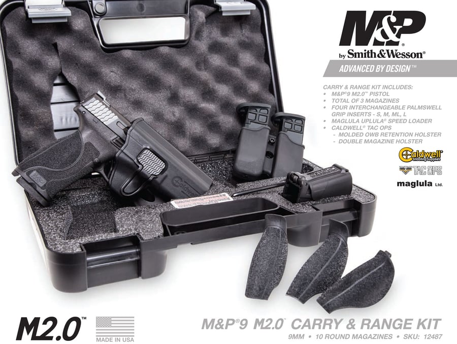SMITH & Wesson M&P9 M2.0 CARRY AND RANGE KIT