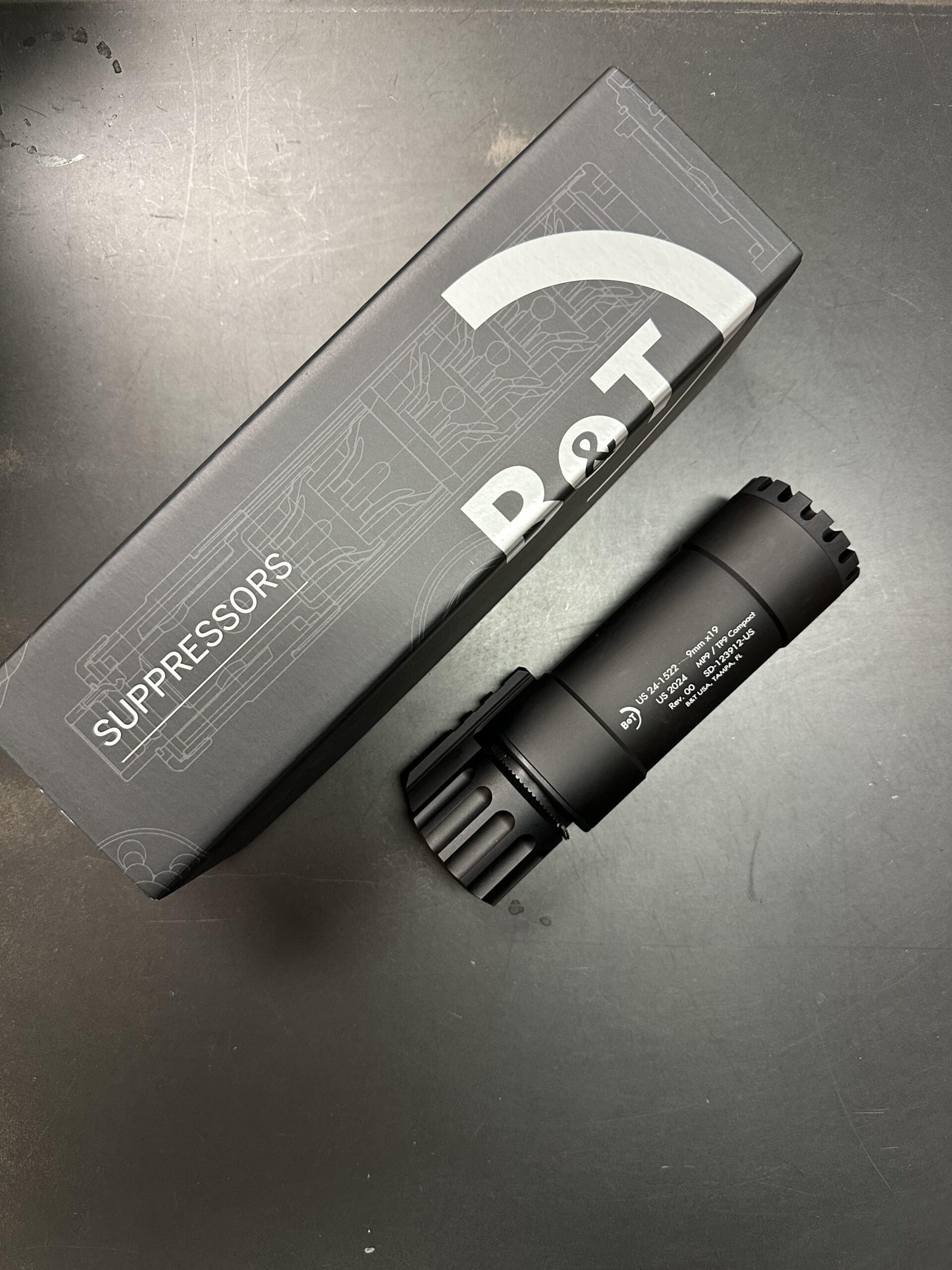 B&T MP9 / TP9 RBS Compact Suppressor SD-123912-US