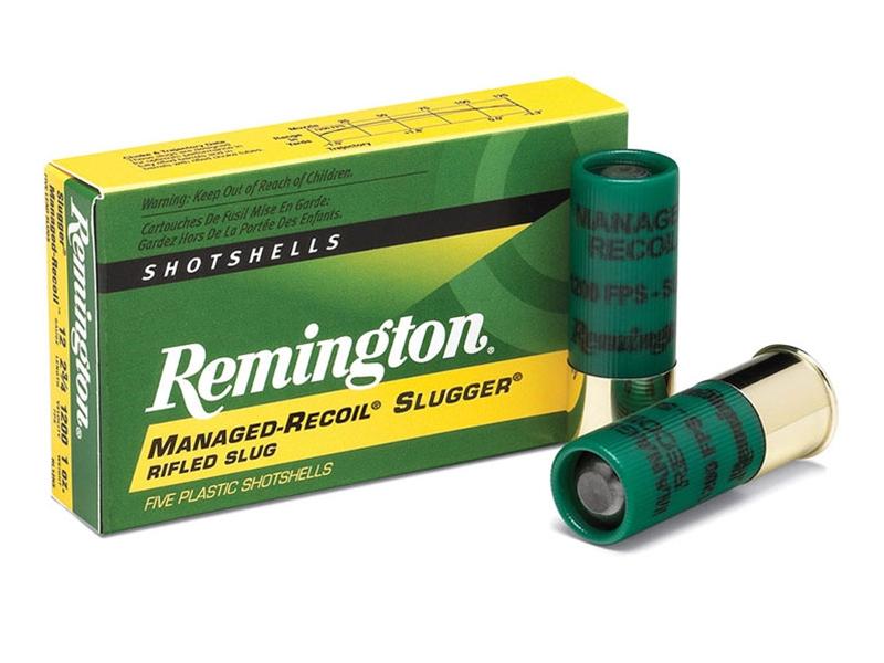 Remington Managed Recoil Slugger 12GA 2 3/4' Slug 5rd