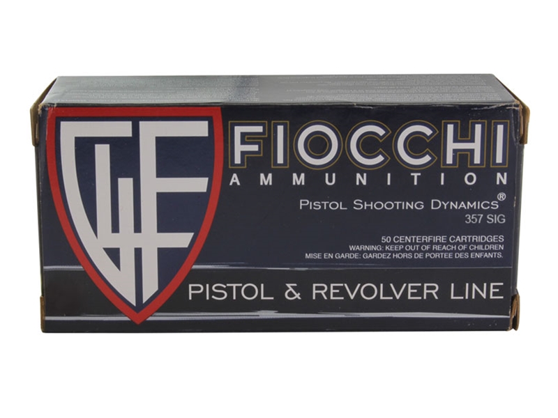 Fiocchi Shooting Dynamics .357 SIG 124gr FMJ 50rd