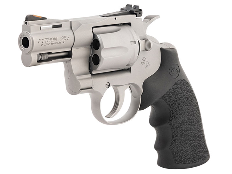 Colt Python .357Mag 3' 6rd Revolver, Bead Blast Stainless