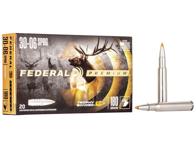 Federal Premium Trophy Bond .30-06 Sprg 180gr 20rd