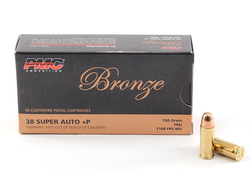 PMC Bronze .38 Super +P 130gr FMJ 50rd