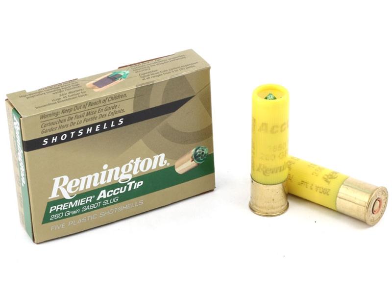 Remington Premier Ammunition 20GA 2.75' 260gr Accutip Bonded Sabot Slug w/ Power Port Tip