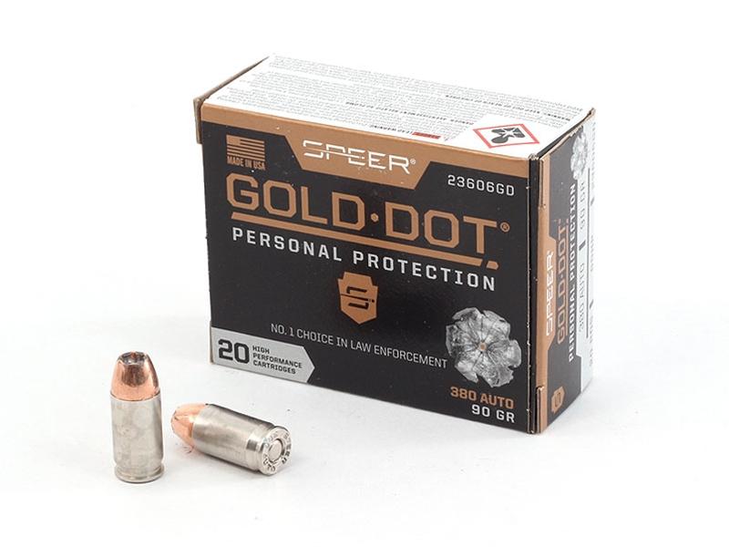 Speer Gold Dot .380AUTO 90gr 20rd