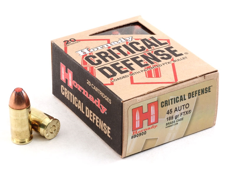 Hornady Critical Defense .45ACP 185gr FTX 20rd